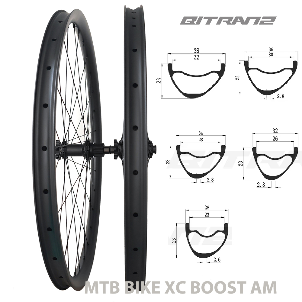 Mountain Biking Xc - 29er Mtb Wielset 23mm Hoge Asymmetrische