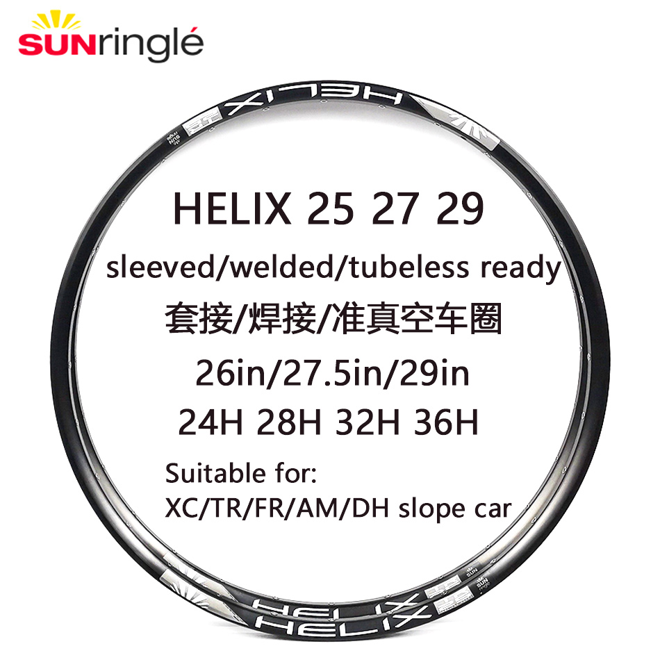 Mountain Biking Xc - Sunringle Velg Helix TR25 TR27 TR29