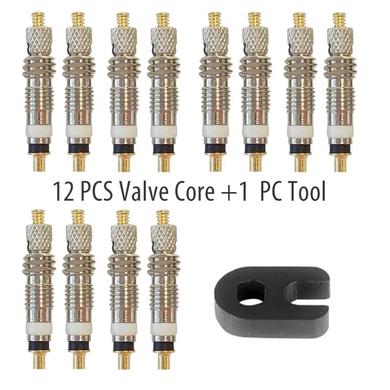 Tubeless Valve Core - 2/6/12 Stuks Fiets Verwijderbare Presta Ventiel