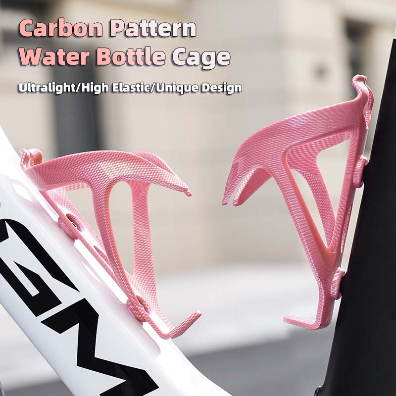Mountain Biking Brands - Ultralichte modieuze carbon patroon fiets bidonhouder