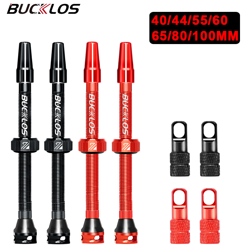 Tubeless Valve Core - BUCKLOS 40/44/55/60/65/80/100mm Tubeless Ventiel Presta MTB
