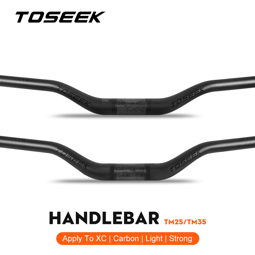 Mountain Biking Xc - TOSEEK T800 Carbon Fiber XC Stuur