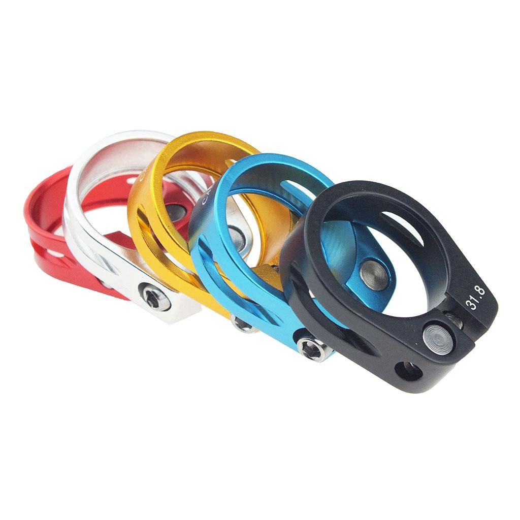 Mountain Biking Track - Fietszadelvergrendeling met snelsluiting Zadelpenklem Aluminium holle