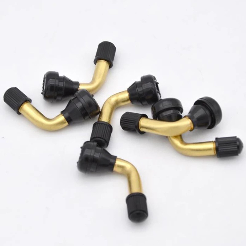 Tubeless Valve Core - 2 Stuks Rubber/Messing Schuine Klepstelen Tubeless