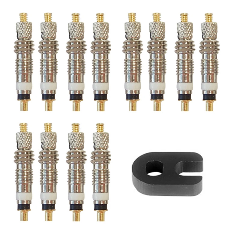 Tubeless Valve Core - 6/12 Stuks Fiets Verwijderbare Presta Ventiel