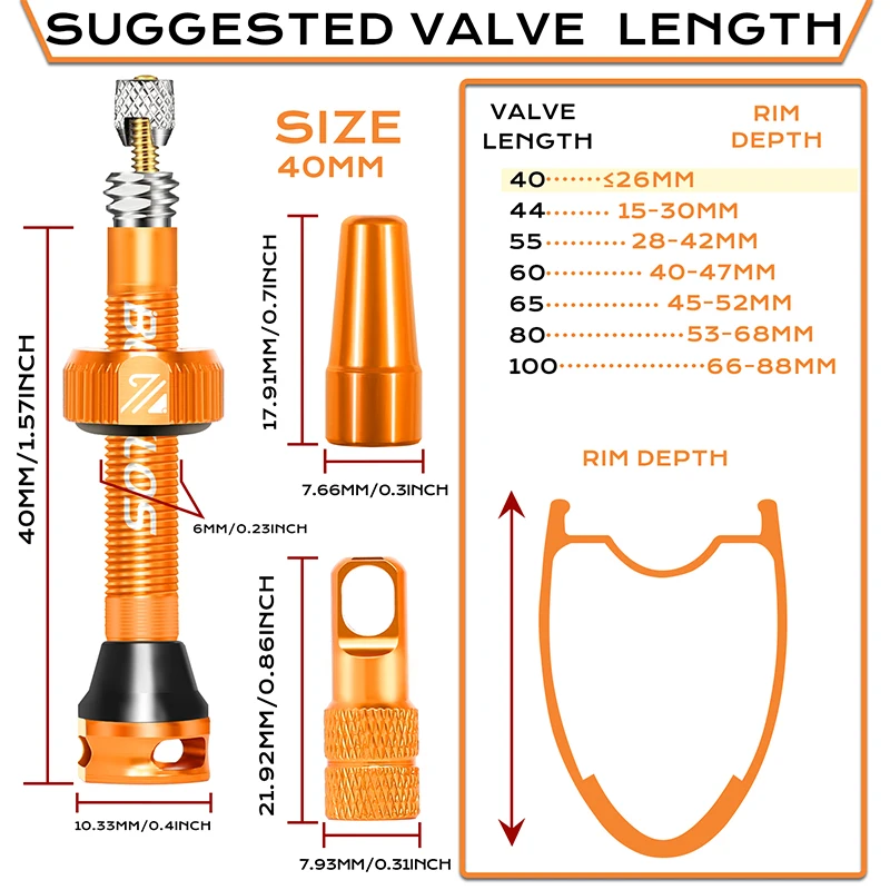 BUCKLOS Fiets Presta Ventiel 4 - Tubeless Valve Core recensie en prijs