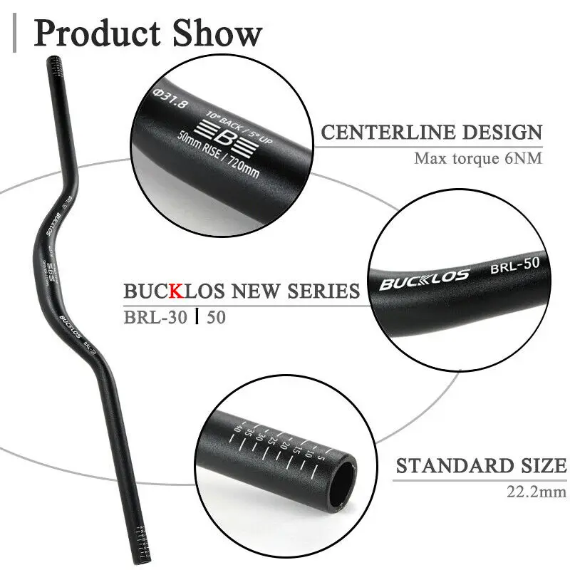 BUCKLOS 31.8MM Fietsstuur 720M - Mountain Biking Xc recensie en prijs