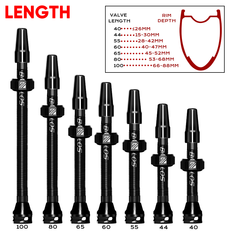BUCKLOS 40/44/55/60/65/80/100m - Tubeless Valve Core recensie en prijs